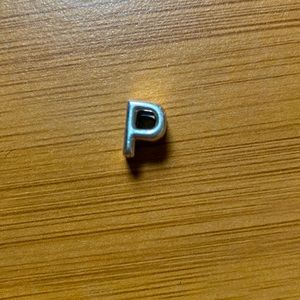 Letter P Alphabet Charm